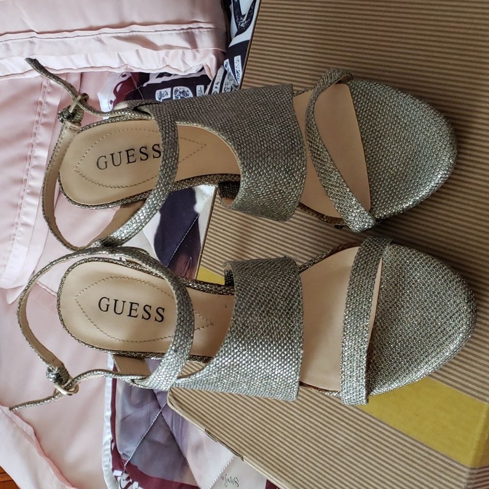 Guess silver/gold evening shoes